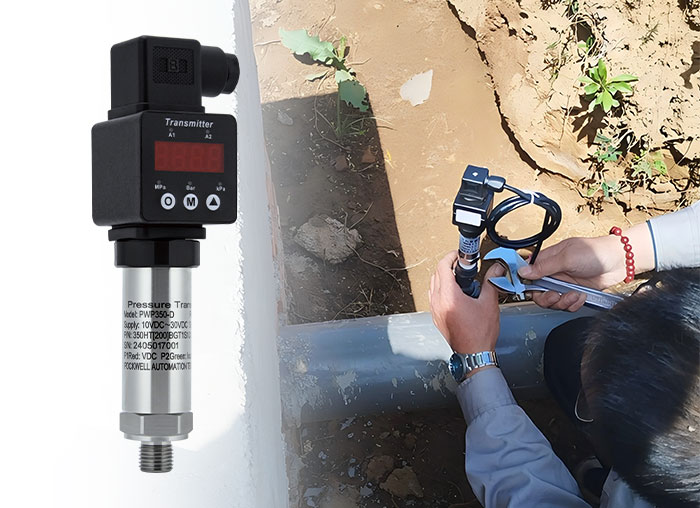 Absolute pressure sensor in an industrial setting