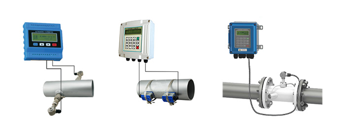 Ultrasonic Flow Meter in action