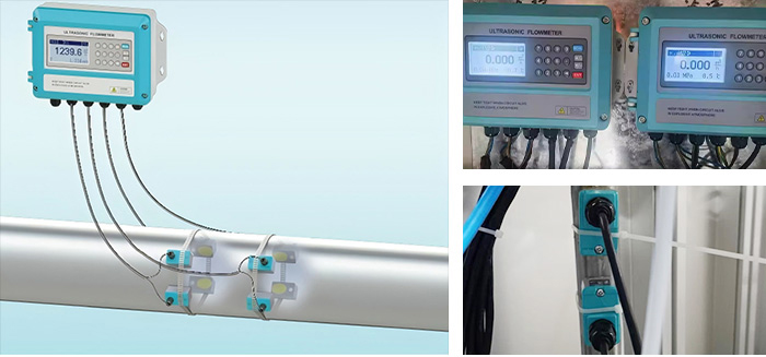 PWF-U2000MCC clamp-on ultrasonic flowmeters