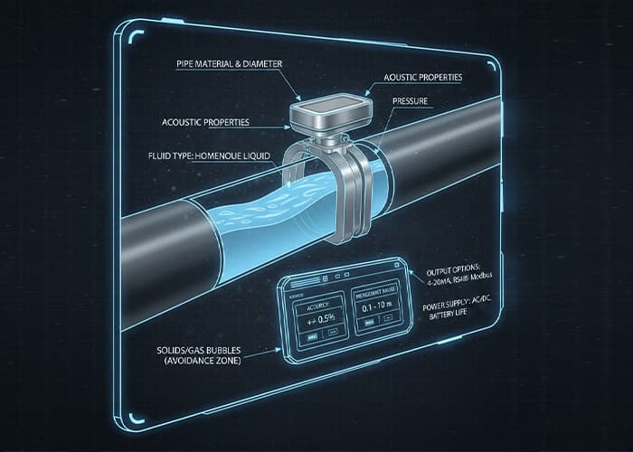 Choosing the Right Portable Ultrasonic Flow Meter