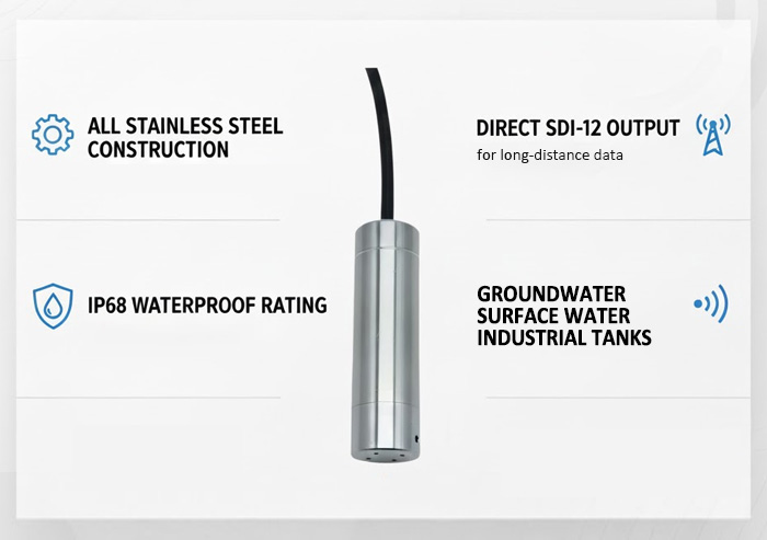 High-Precision Hydrostatic Water Level Transmitters for Submersible Applications