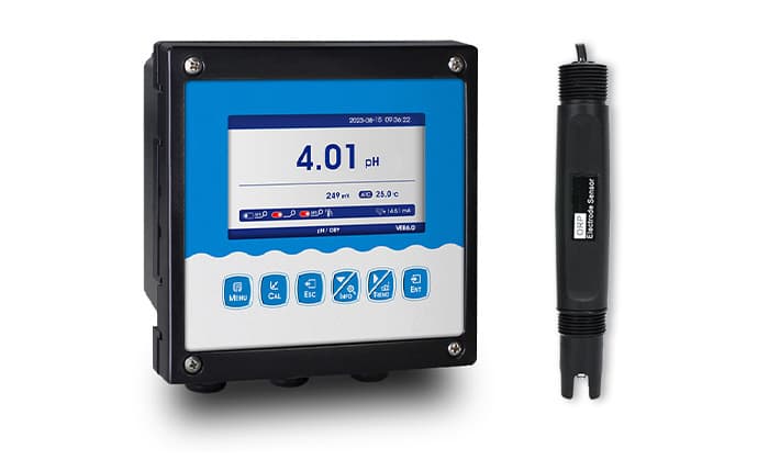 ORP electrode and external ORP meter