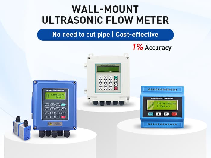 Wall-mount Ultrasonic Flow Meter