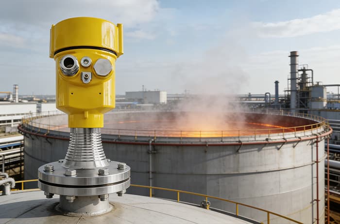 PWL-R805 Sensor de nivel de radar de alta temp. Sensor de nivel de radar de resistencia