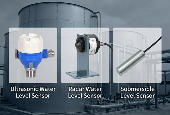 Tipos de sensores de nivel de agua