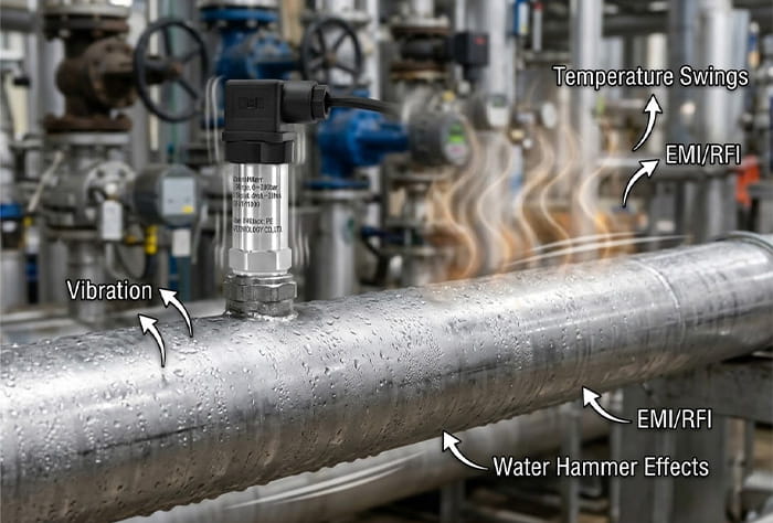 Sensores de presión de agua para tuberías industriales: Guía de soluciones