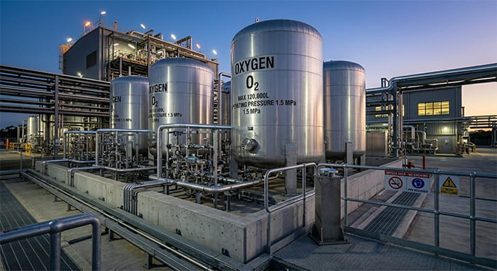 Industrial Oxygen Tank Monitoring Solution | High-Precision Pressure Control by Pokcenser