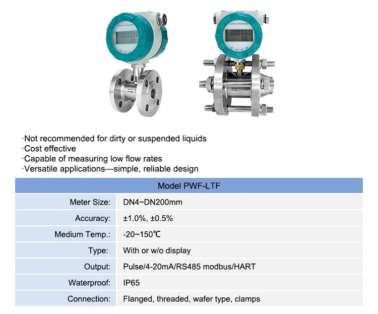 Liquid Turbine Flow Meter
