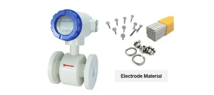 Por qué es diferente el material de los electrodos de los caudalímetros electromagnéticos