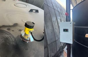 Acetone Tank Level Measurement Solution: High-Frequency Radar Level Sensor + Digital Display Controller