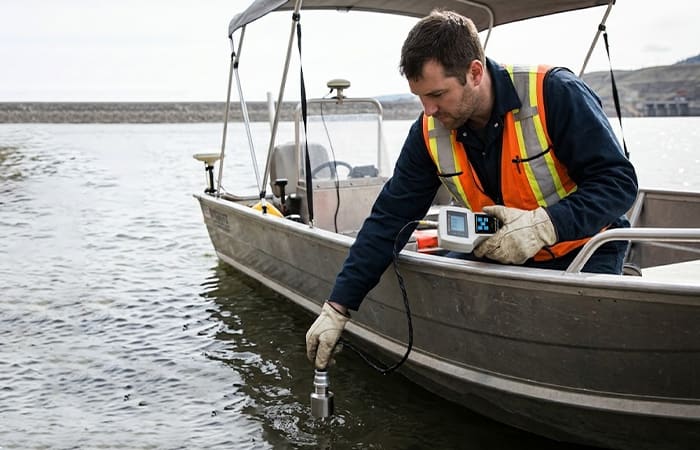 How a Hydropower Plant Improved Reservoir Depth Survey Efficiency with the Pokcenser Portable Ultrasonic Water Depth Meter